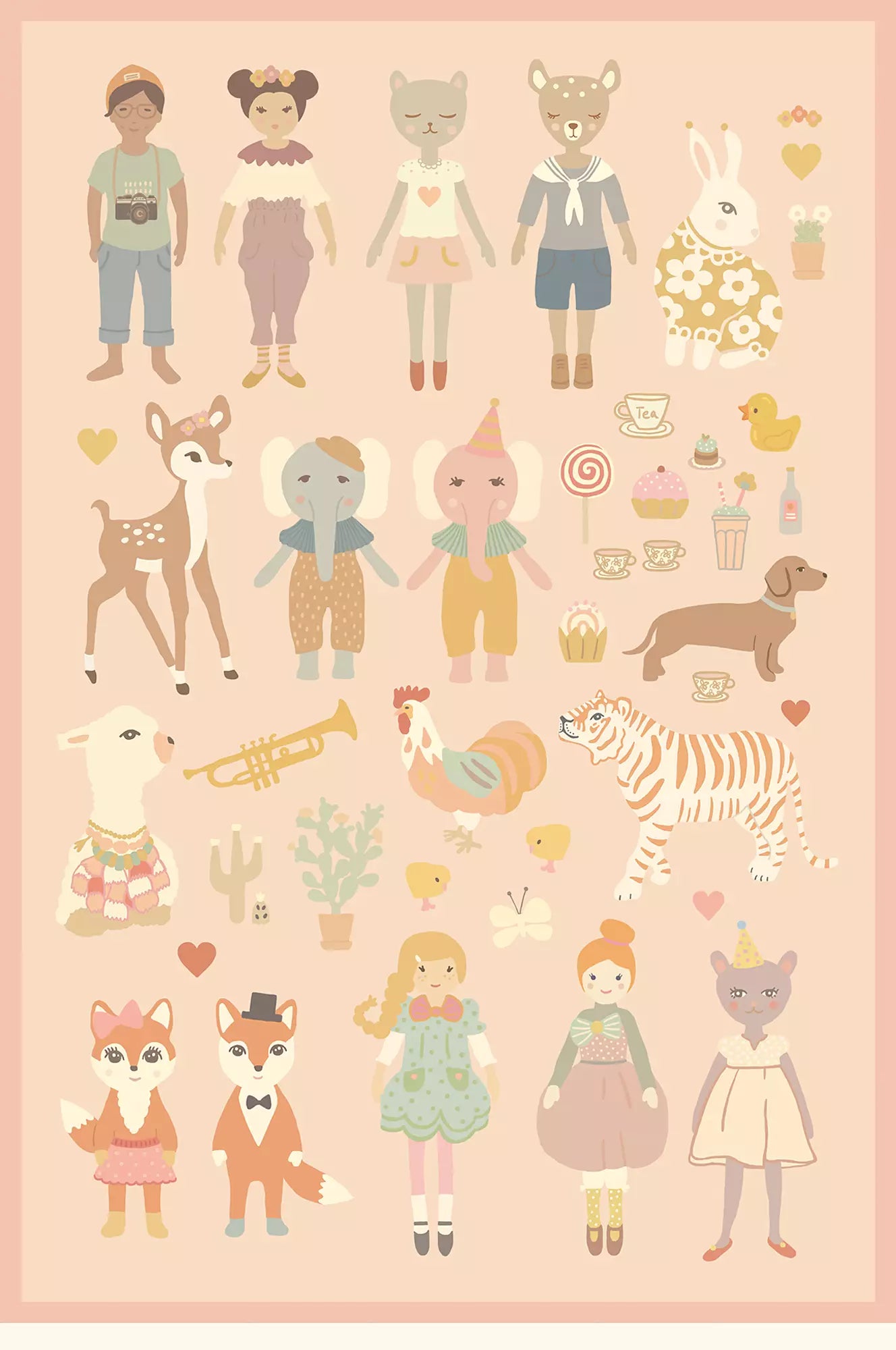 Dollhouse Wall Stickers by Majvillan