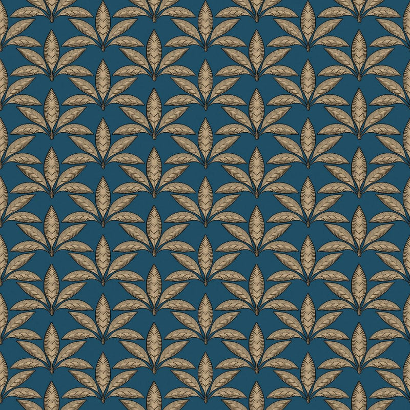Leaf Motif Wallpaper by Galerie (Into The Wild Collection)
