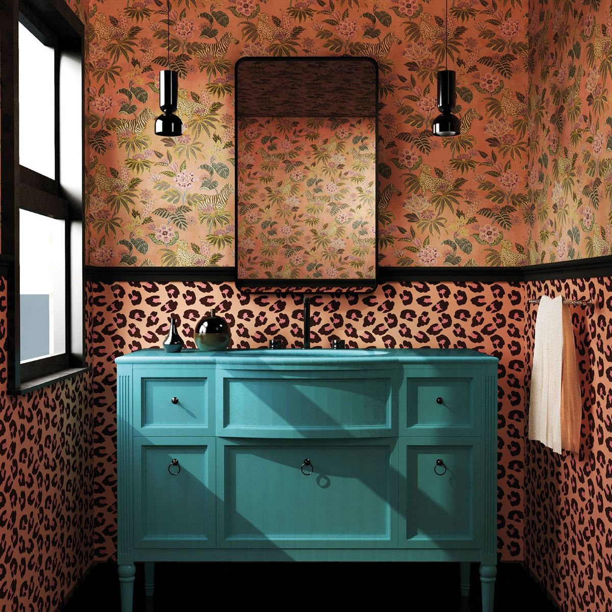 Leopard Print Wallpaper by Galerie (Into The Wild Collection)