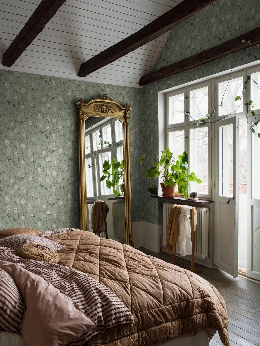 Paradise Birds wallpaper by BoråsTapeter