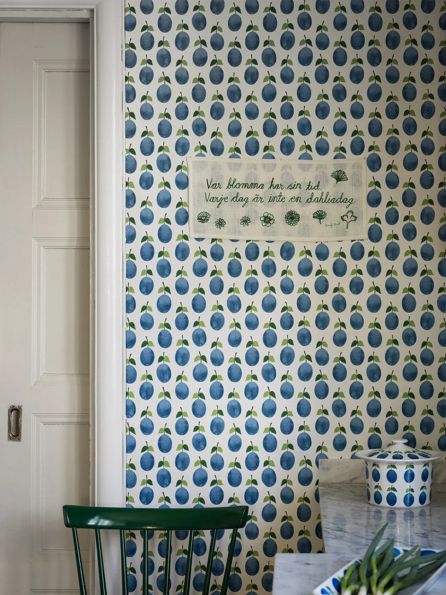 Stig Lindberg Prunus Wallpaper by BoråsTapeter