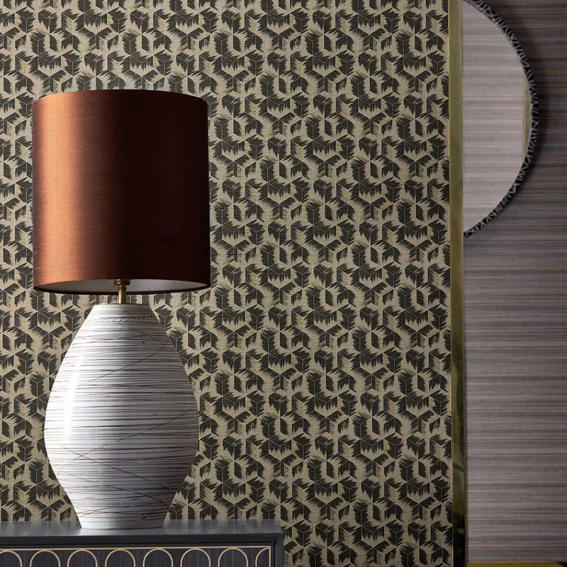 Tumbling Blocks Wallpaper by Zoffany