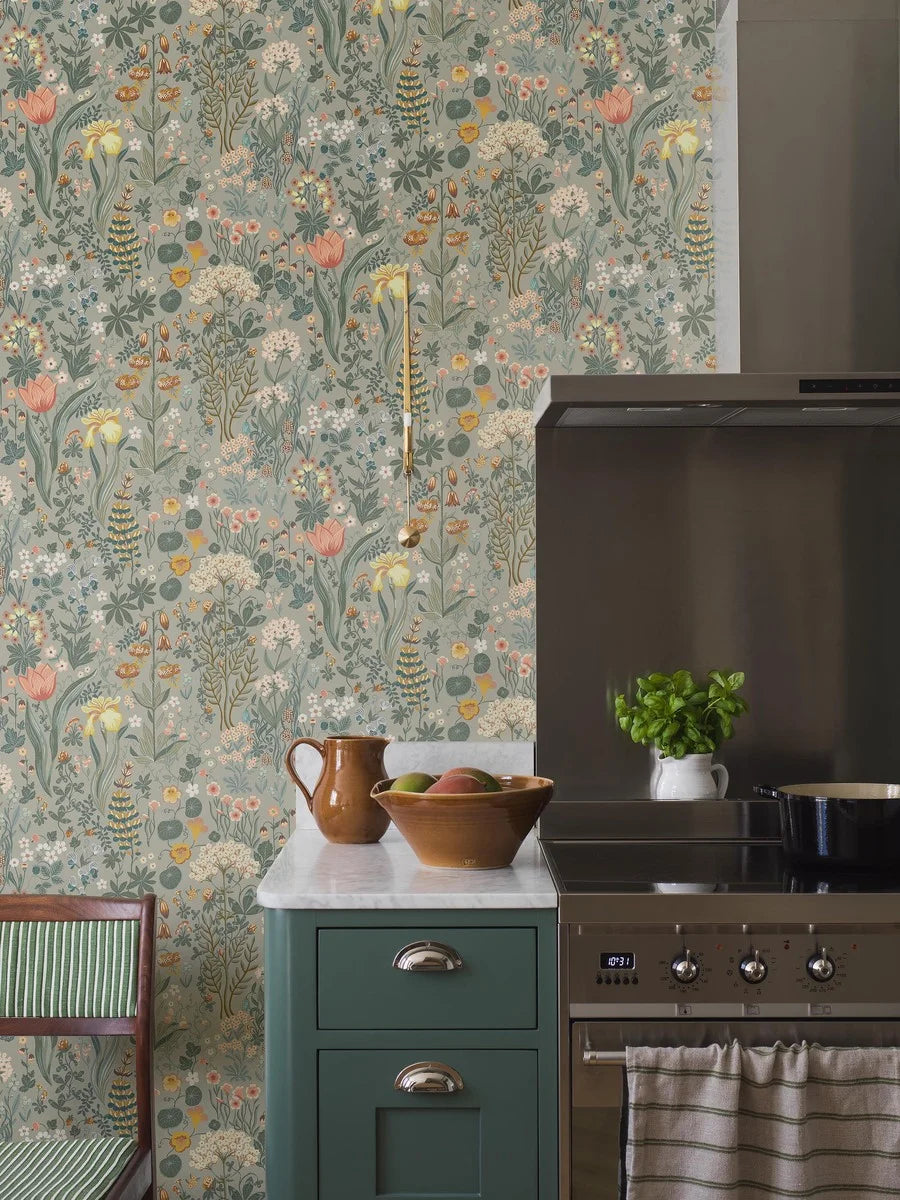 Blomsterhav Wallpaper by Boråstapeter