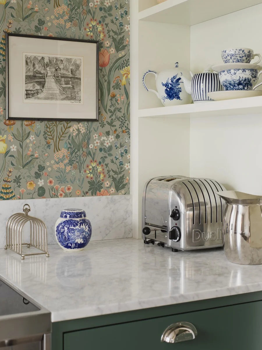 Blomsterhav Wallpaper by Boråstapeter