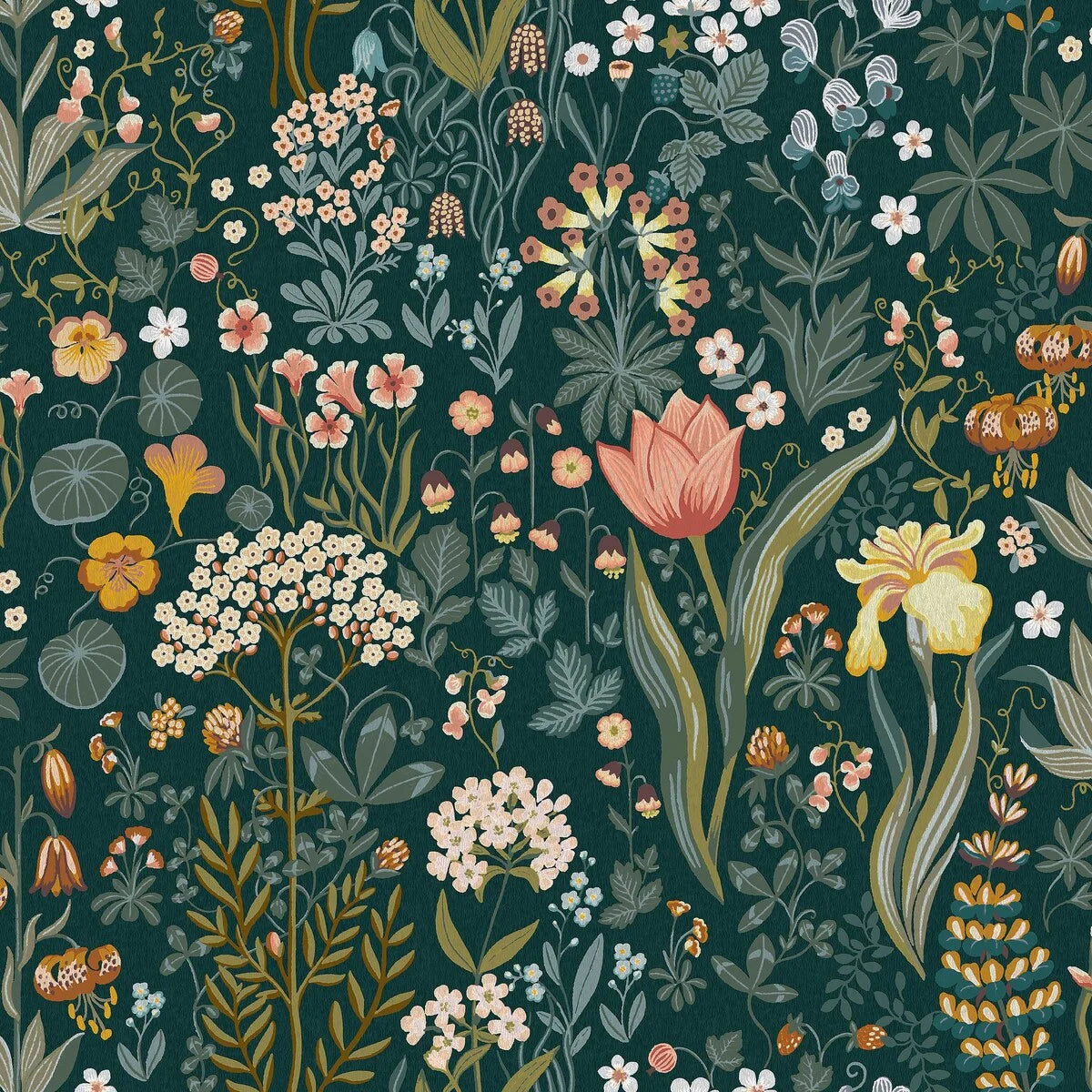Blomsterhav Wallpaper by Boråstapeter