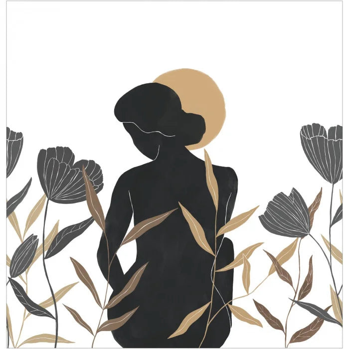 Moon Woman Panoramic Mural by Caselio