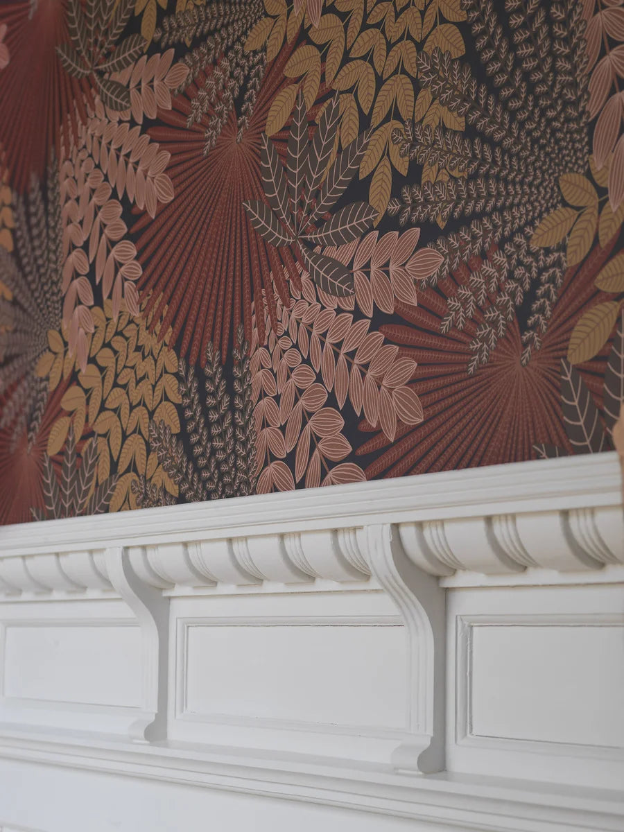 Velvet Leaves Wallpaper by BoråsTapeter