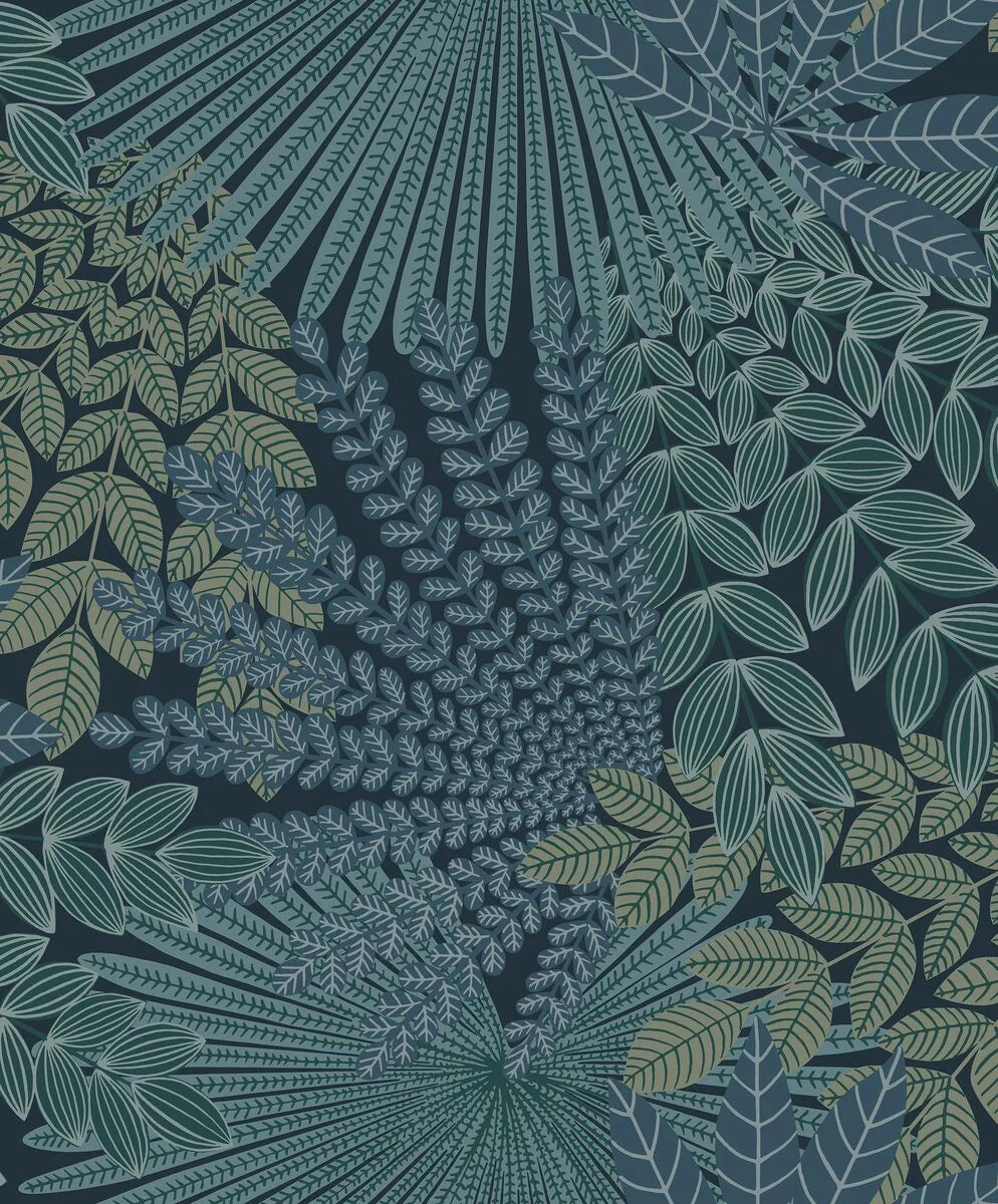 Velvet Leaves Wallpaper by BoråsTapeter