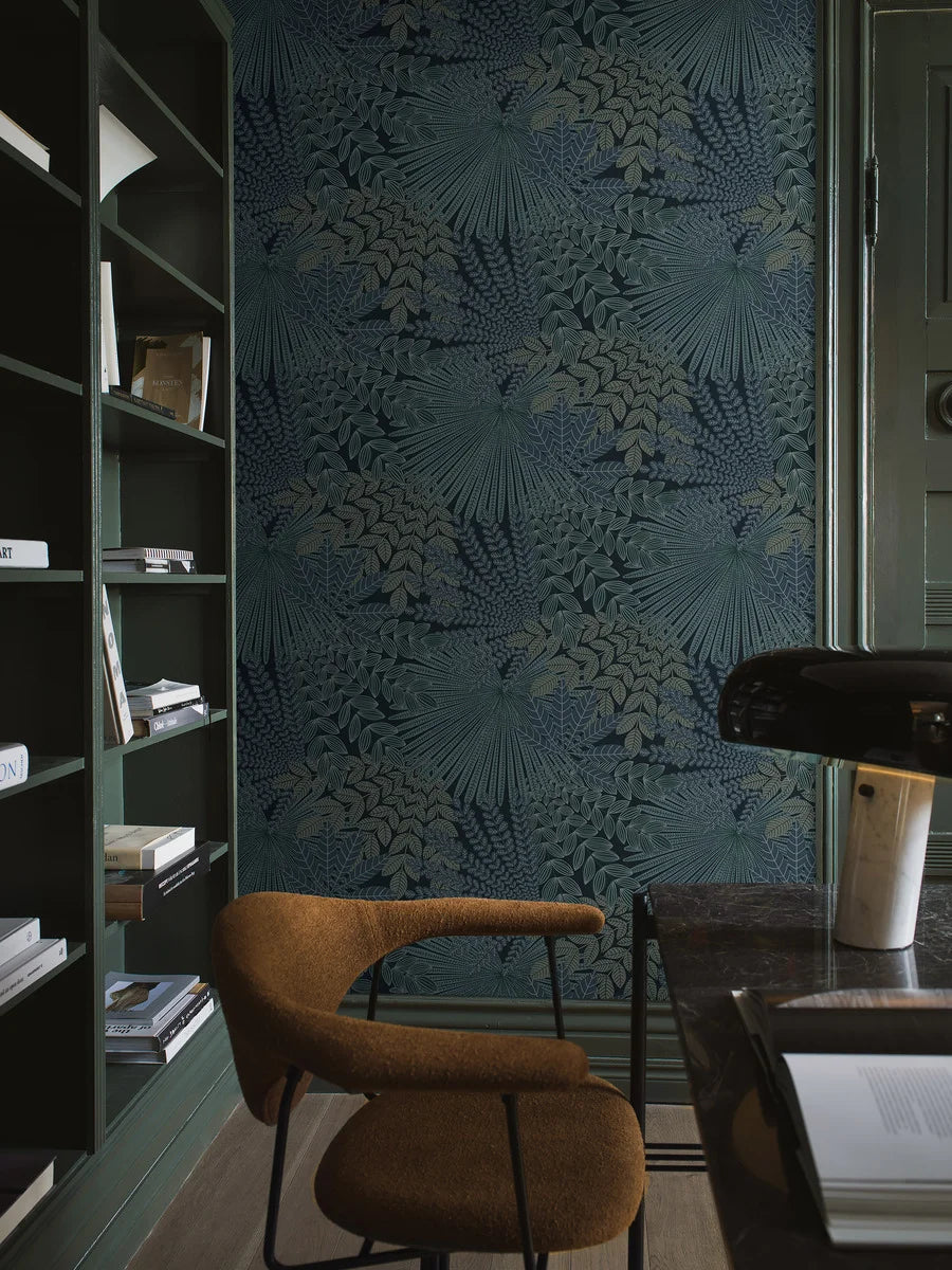 Velvet Leaves Wallpaper by BoråsTapeter