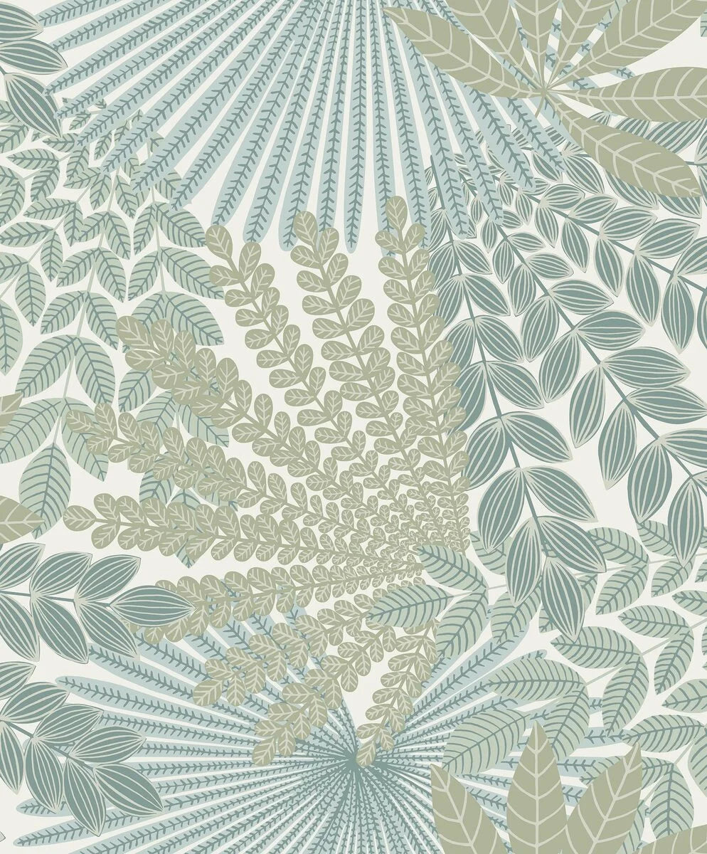 Velvet Leaves Wallpaper by BoråsTapeter
