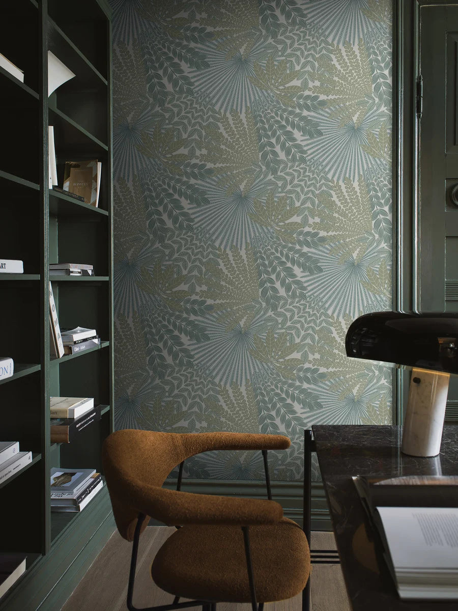 Velvet Leaves Wallpaper by BoråsTapeter