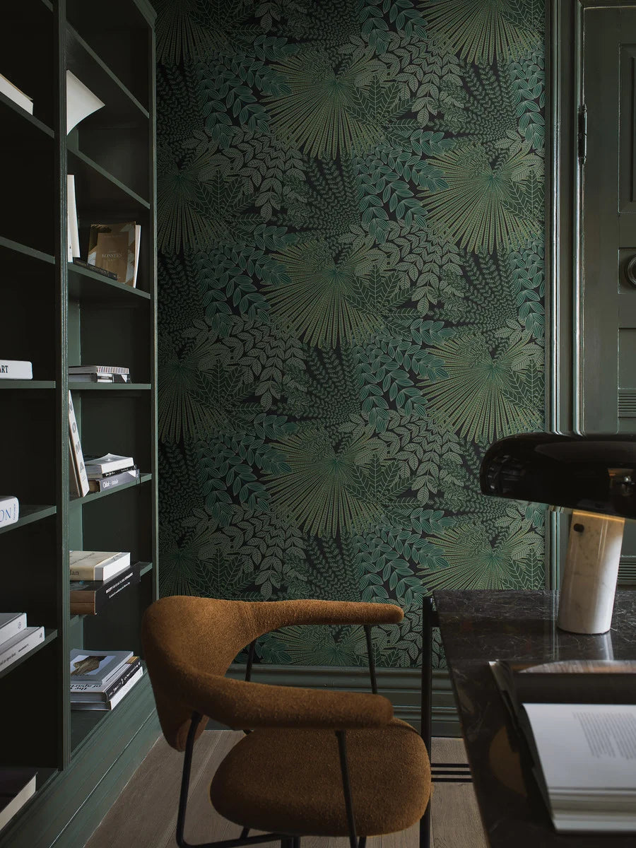 Velvet Leaves Wallpaper by BoråsTapeter