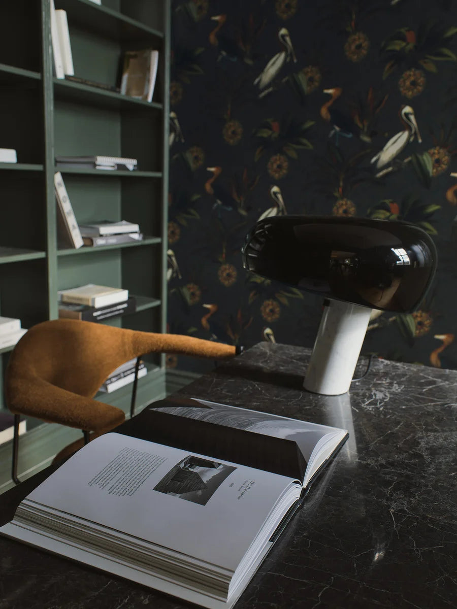 Sapphire Birds Wallpaper by BoråsTapeter