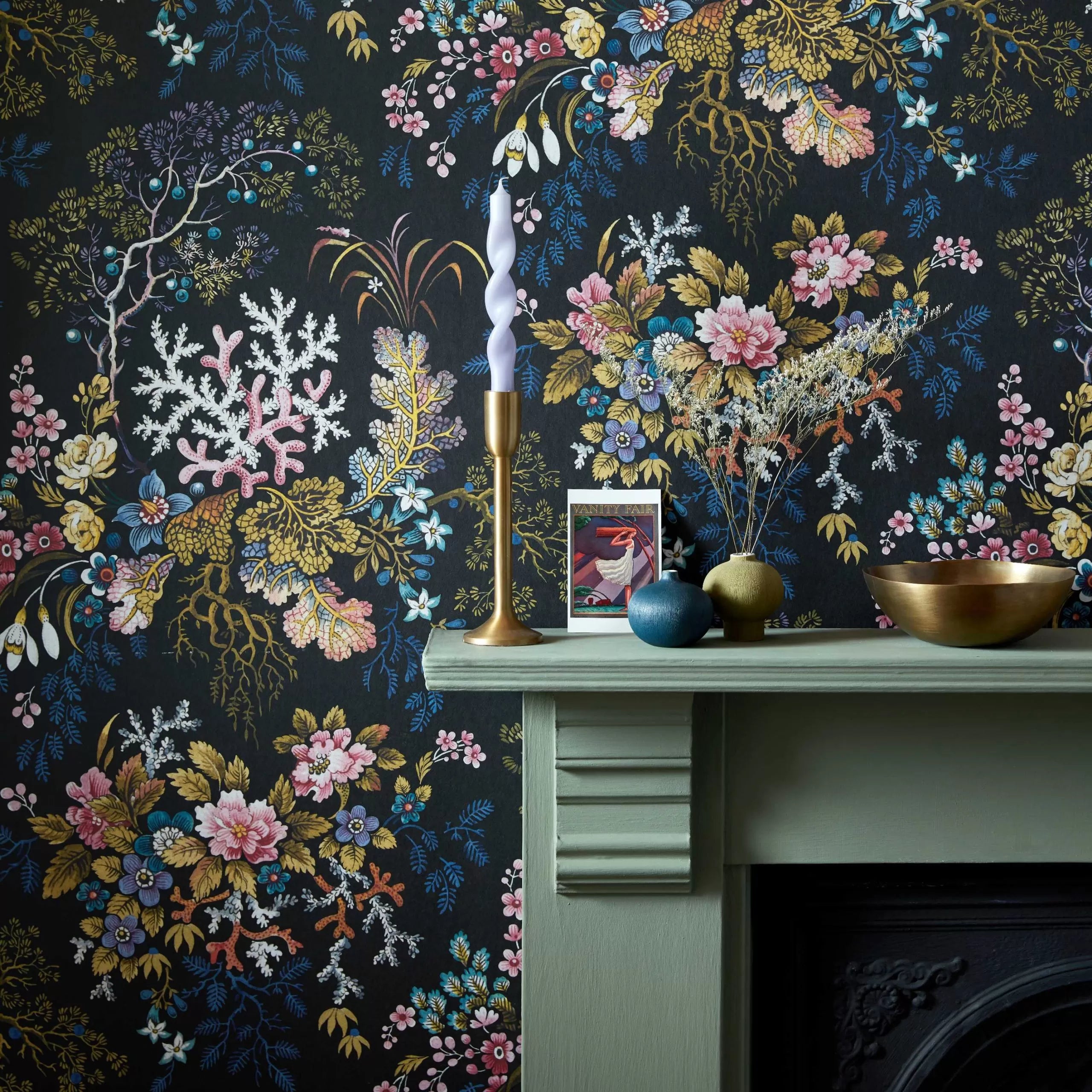 Kilburn's Coral Reef Wallpaper by 1838 V&A Decorative Papers Collection II