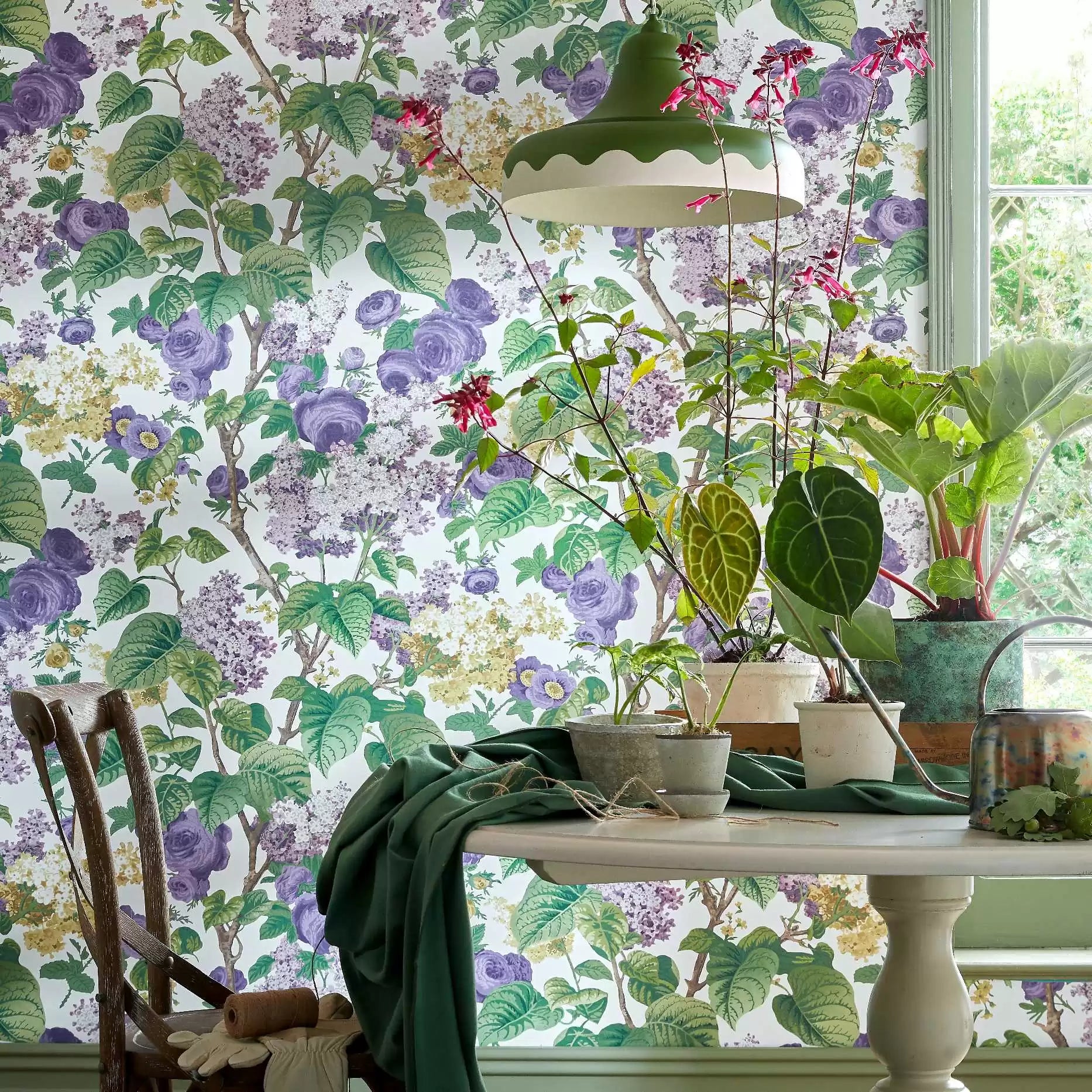 Floribunda Wallpaper V&A and 1838 Collaboration
