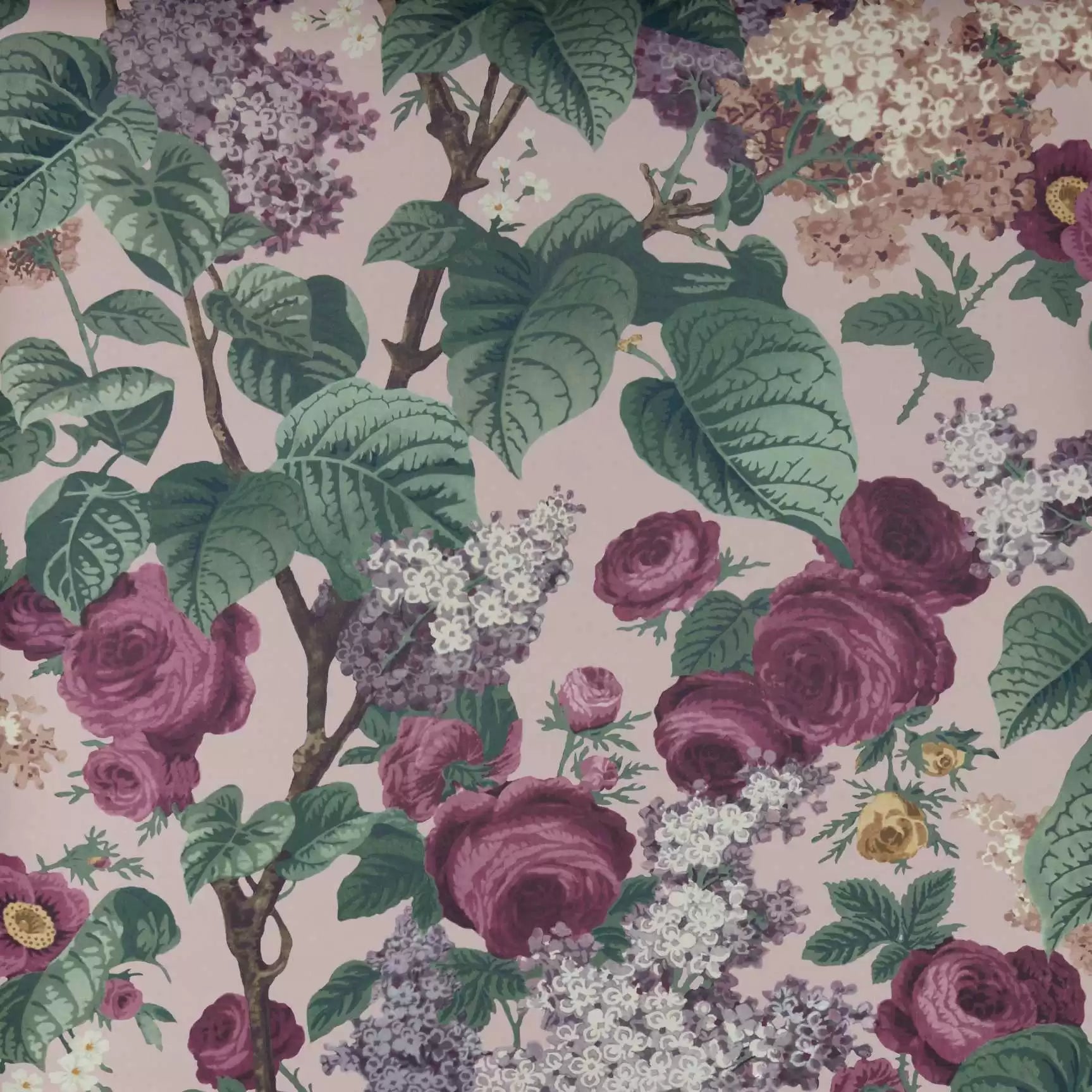 Floribunda Wallpaper V&A and 1838 Collaboration