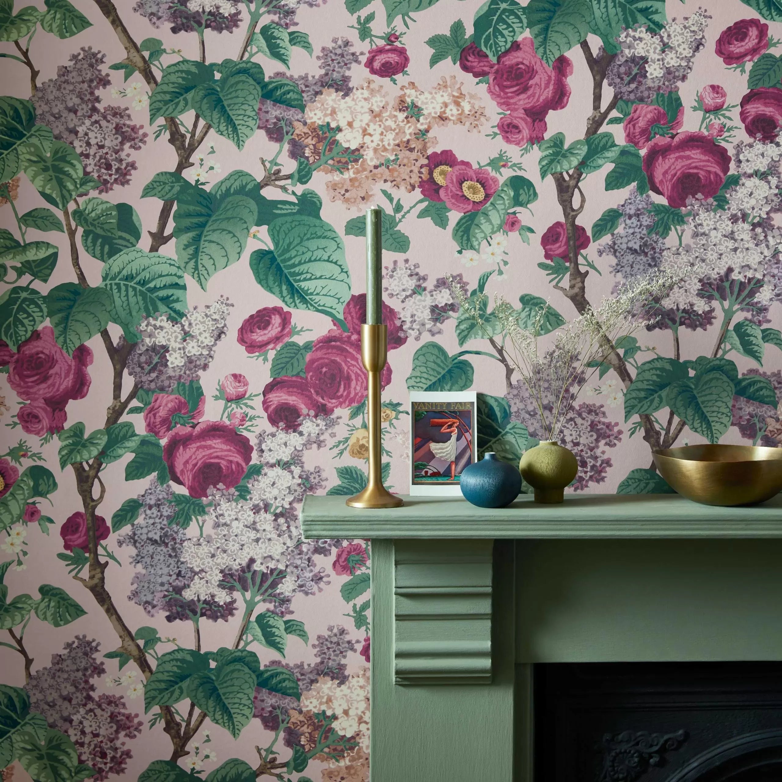Floribunda Wallpaper V&A and 1838 Collaboration