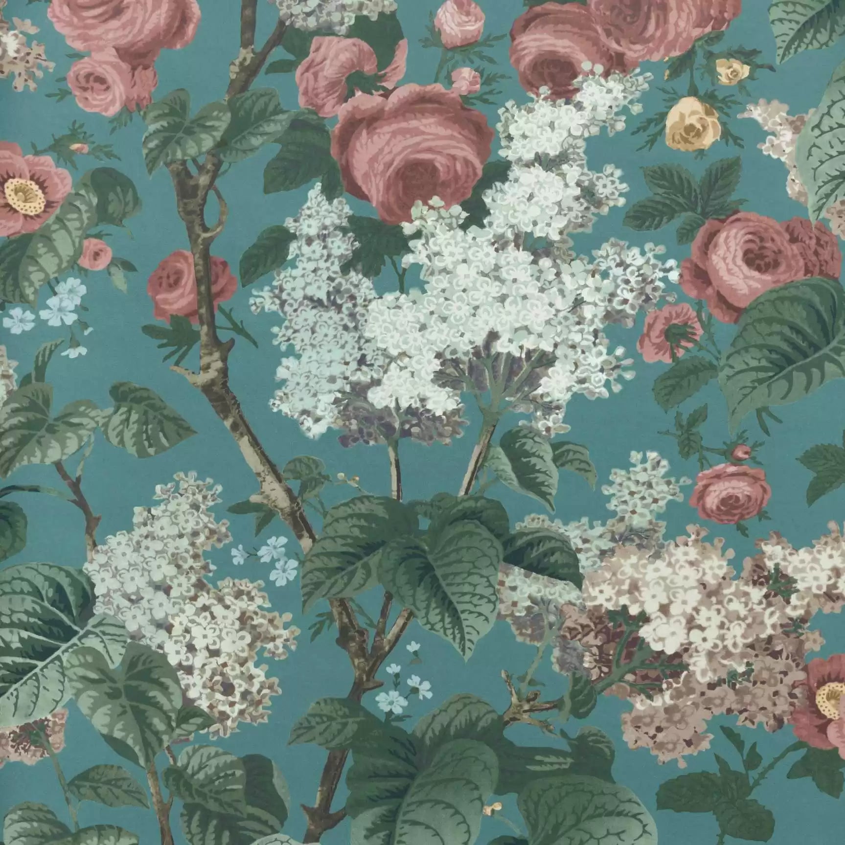 Floribunda Wallpaper V&A and 1838 Collaboration