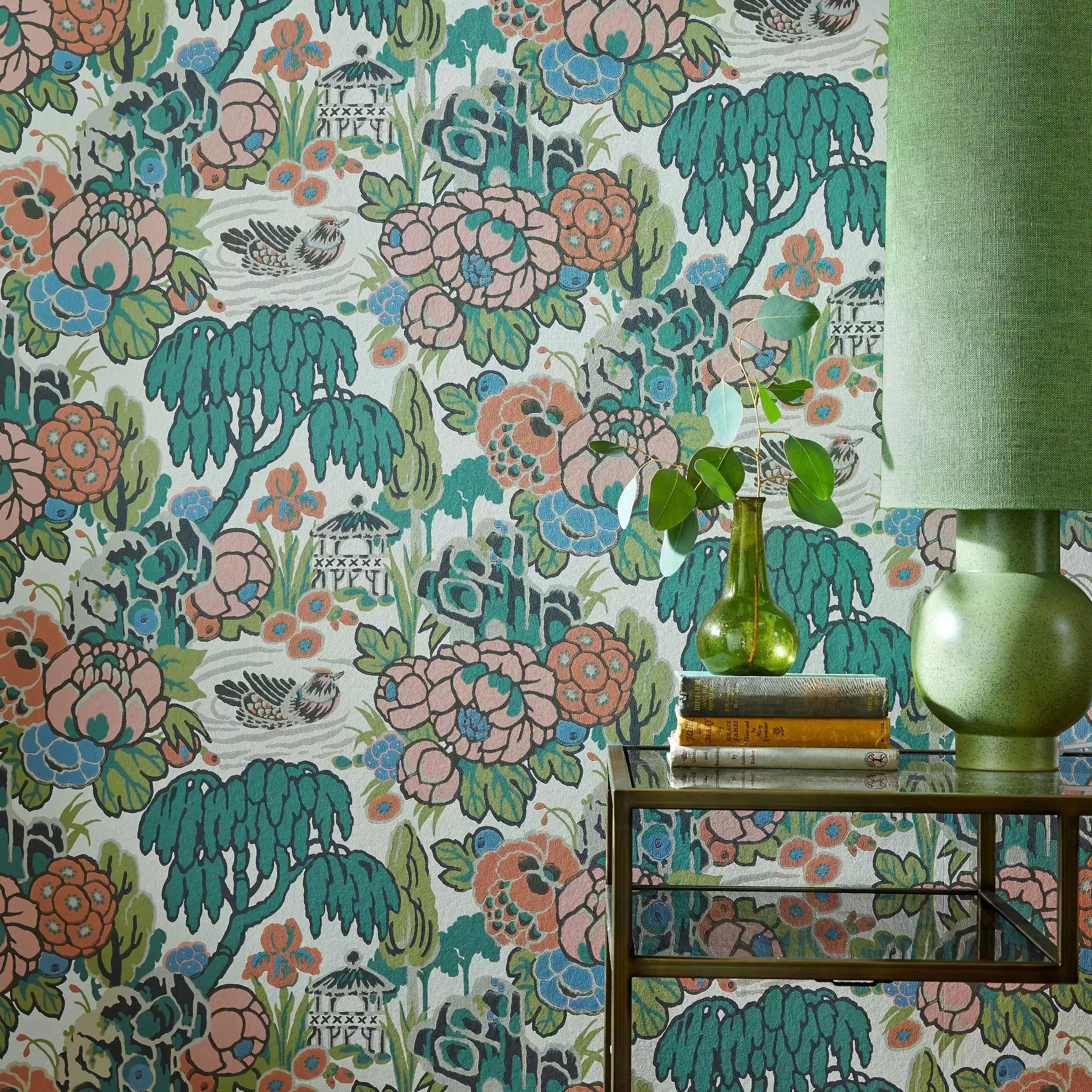 Mandarin Garden Wallpaper V&A and 1838 Collaboration