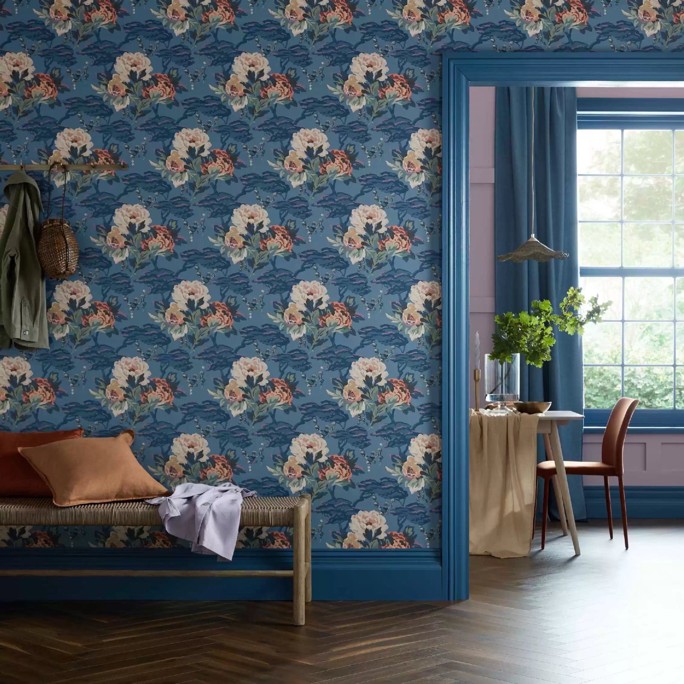Paeonia Wallpaper by 1838 V&A Decorative Paper Collection