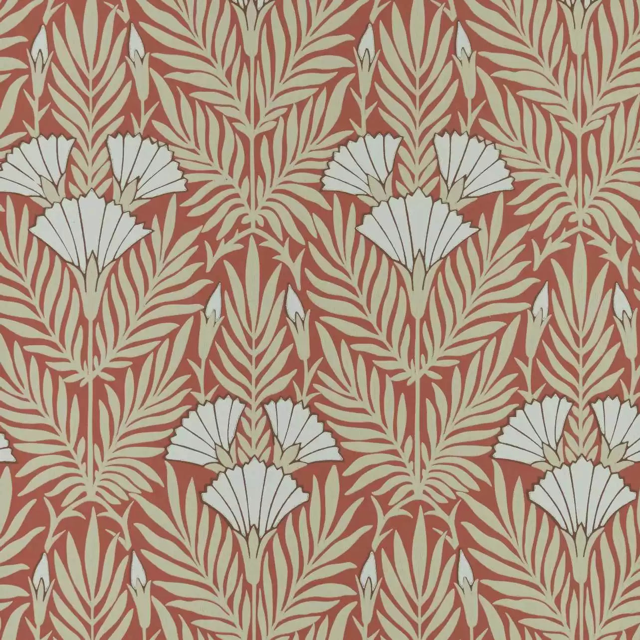 Floral Fanfare Wallpaper by 1838 V&A Decorative Paper Collection