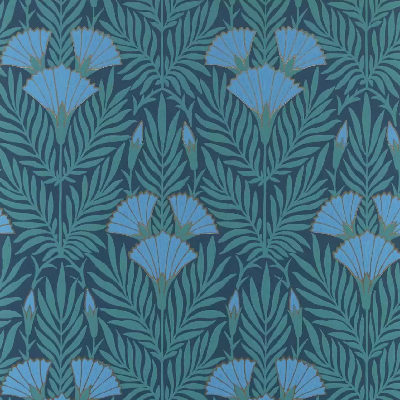 Floral Fanfare Wallpaper by 1838 V&A Decorative Paper Collection