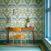 Peacock Topiary Wallpaper by 1838 V&A Decorative Paper Collection