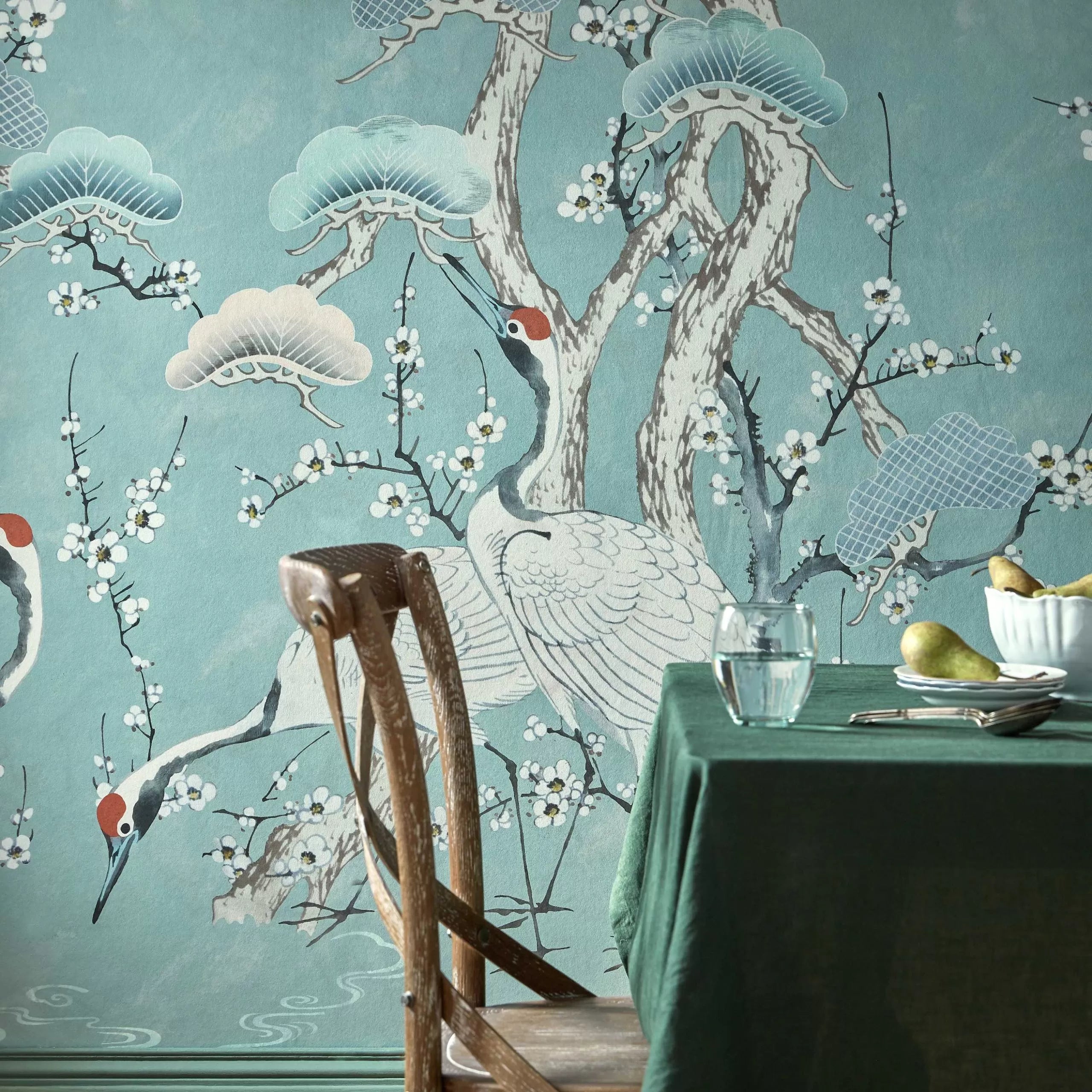 Kyoto Blossom Mural Wallpaper By 1838 V&A Decorative Papers Collection II