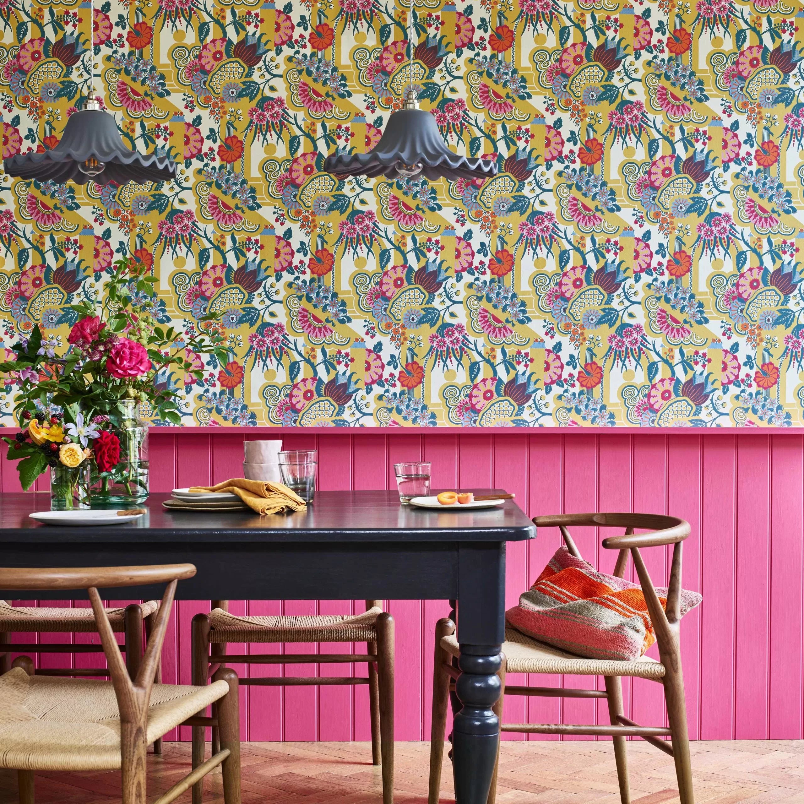 Pineapple Garden Wallpaper by 1838  V&A Decorative Papers II Collection