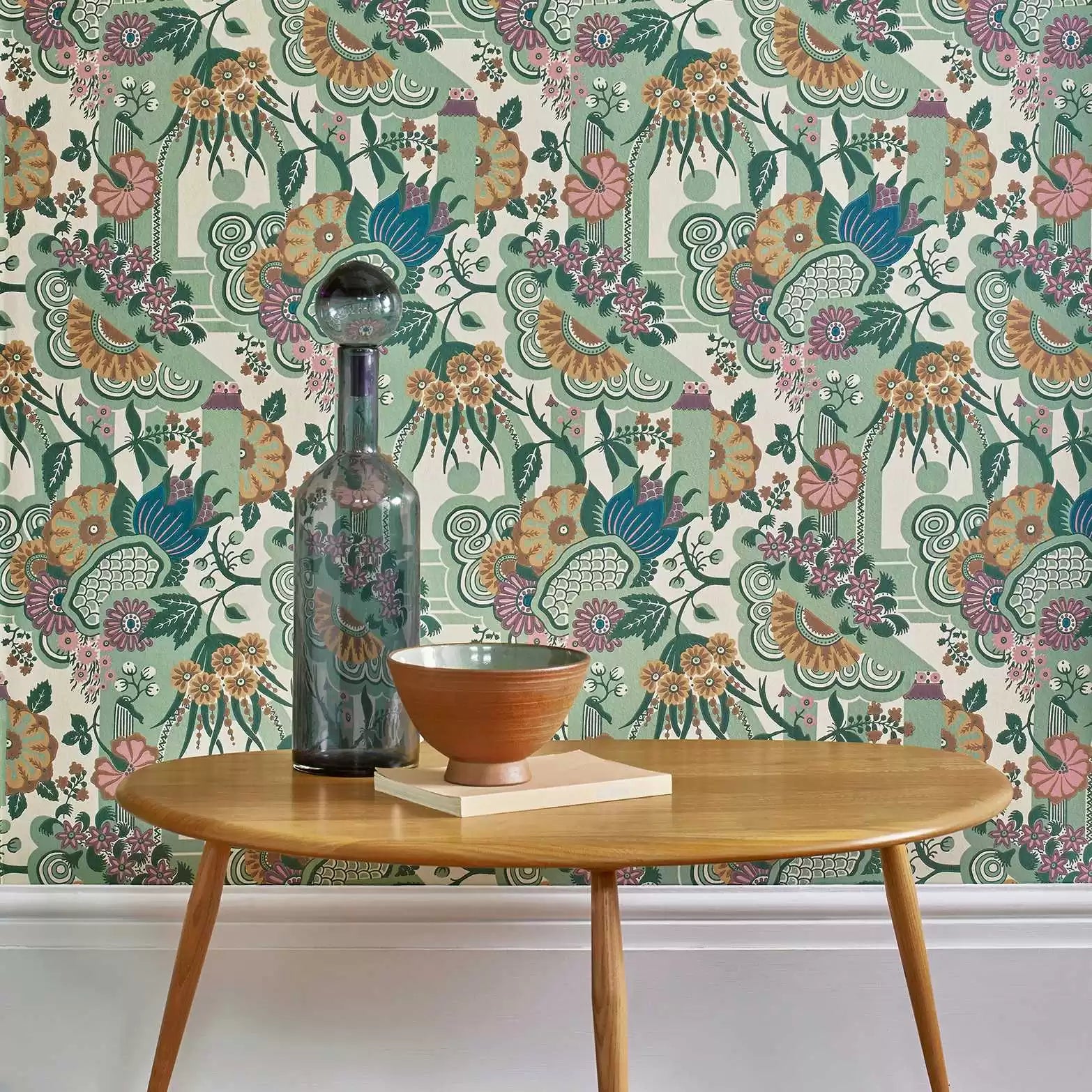 Pineapple Garden Wallpaper by 1838  V&A Decorative Papers II Collection