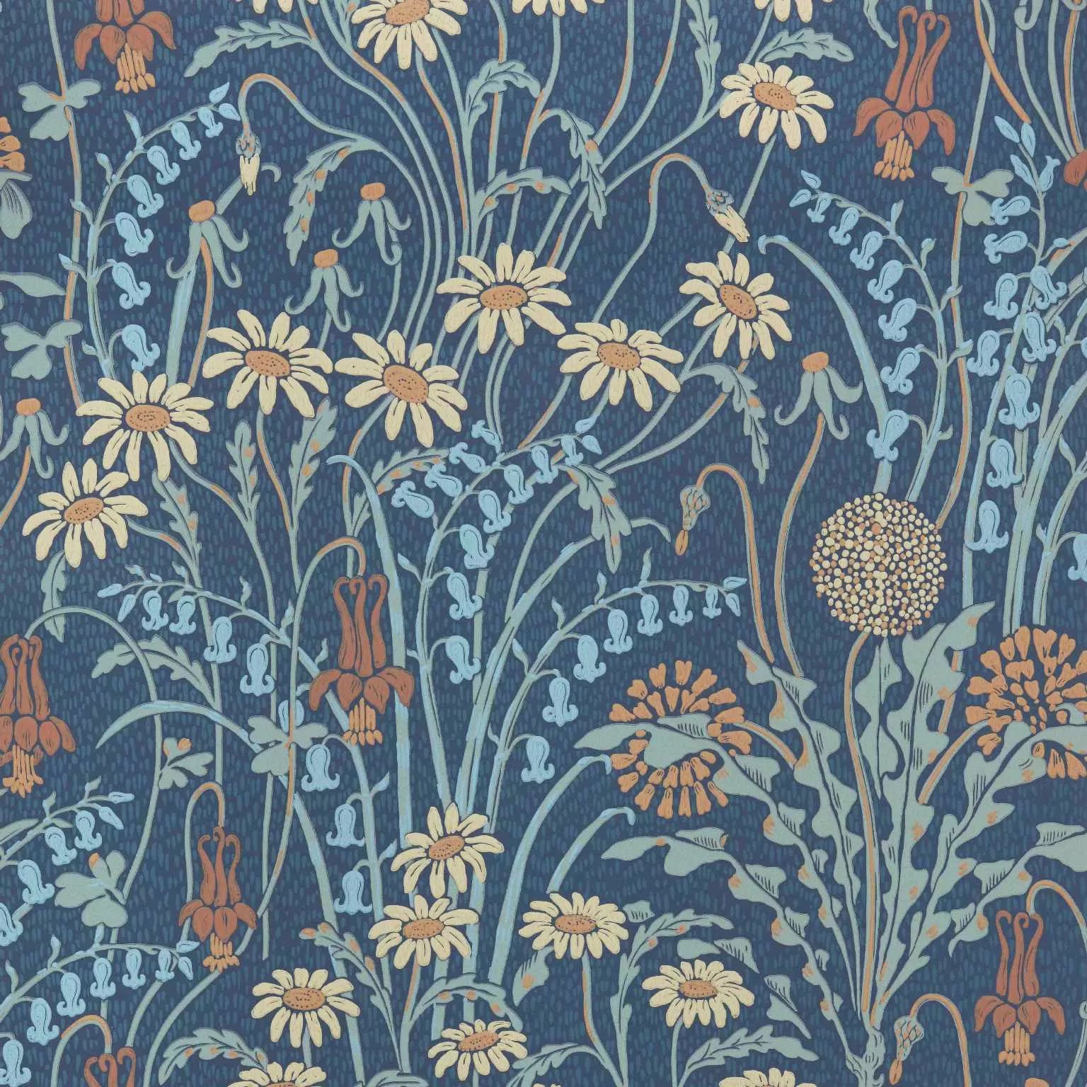 Flower Meadow Wallpaper by 1838  V&A Decorative Papers II Collection