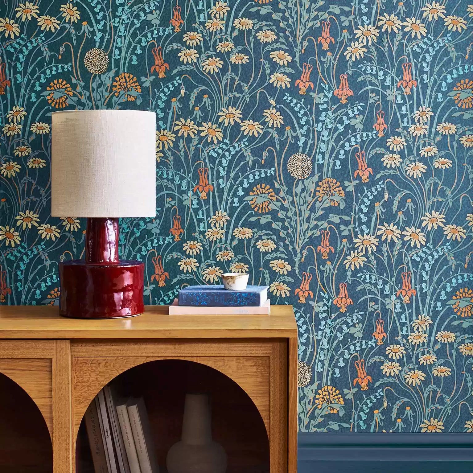 Flower Meadow Wallpaper by 1838  V&A Decorative Papers II Collection