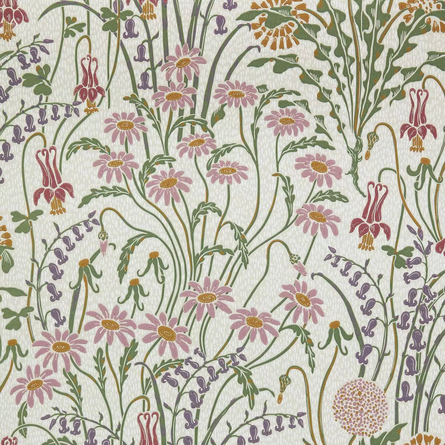 Flower Meadow Wallpaper by 1838  V&A Decorative Papers II Collection