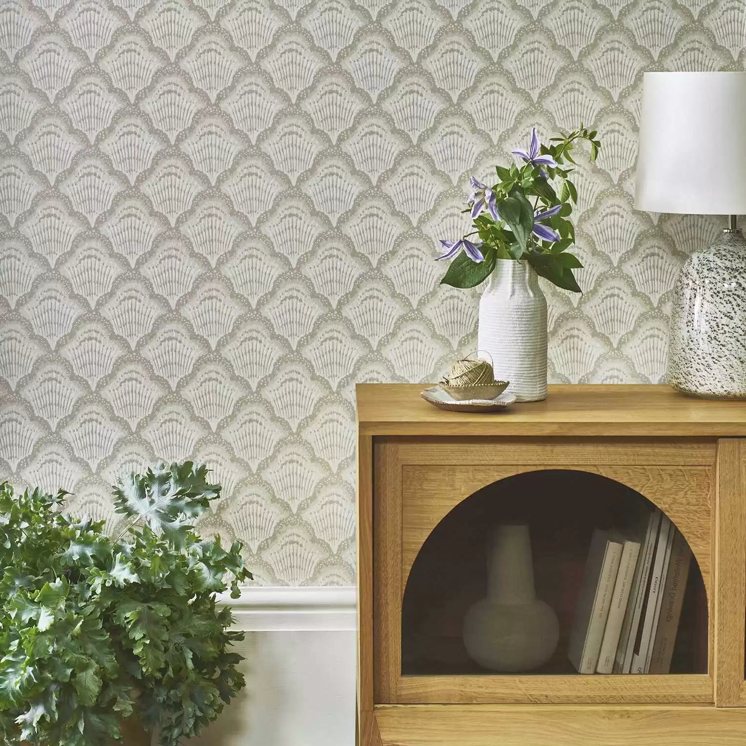 Calico Shell Wallpaper by 1838 V&A Decorative Paper Collection II