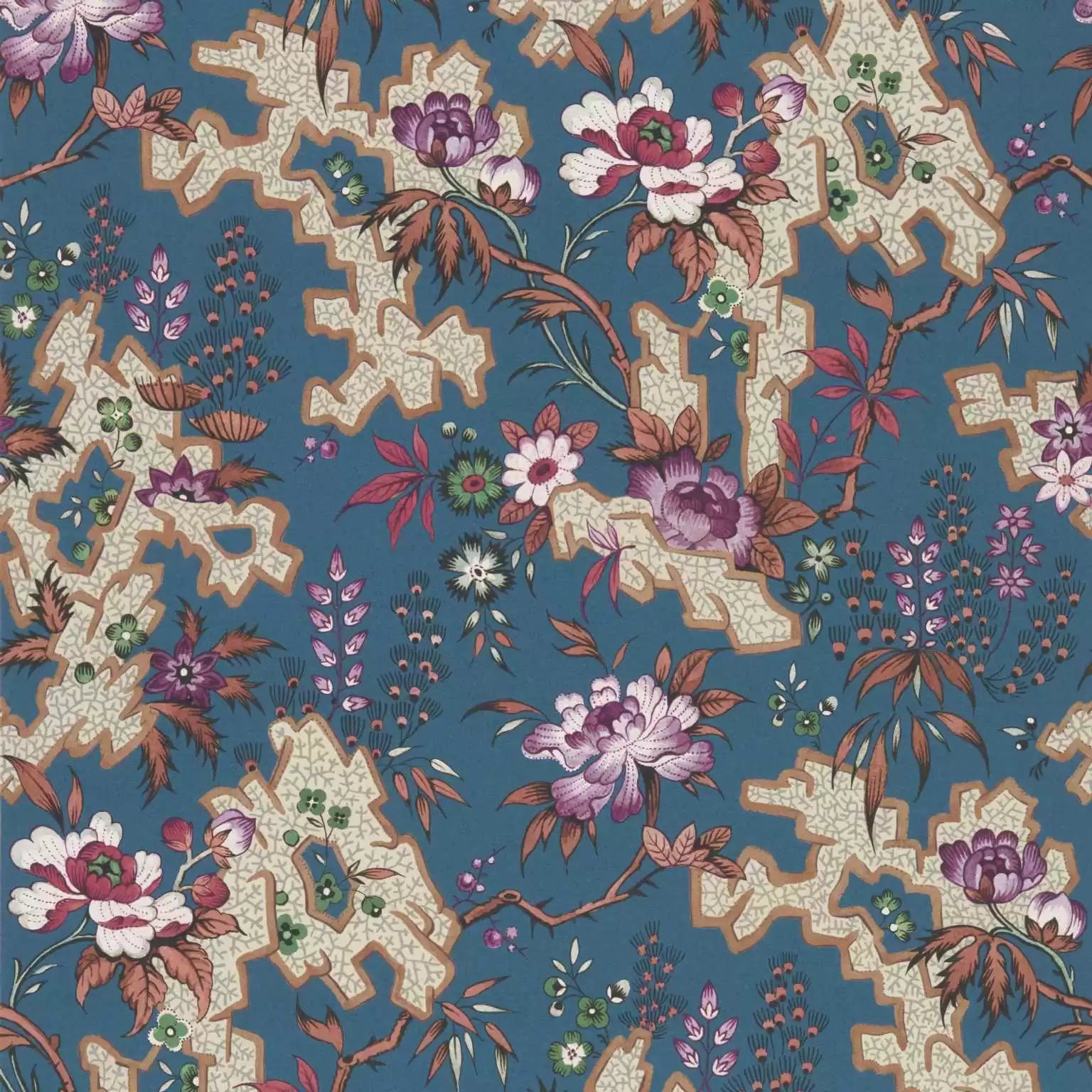 Kilburn's Maze Wallpaper by 1838 V&A Decorative Papers Collection II