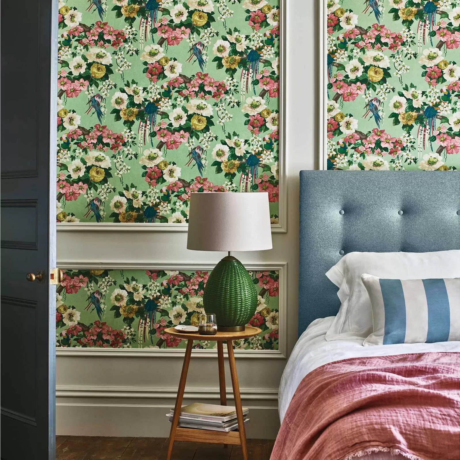 Floral Serenade Wallpaper by 1838 V&A Decorative Papers Collection II