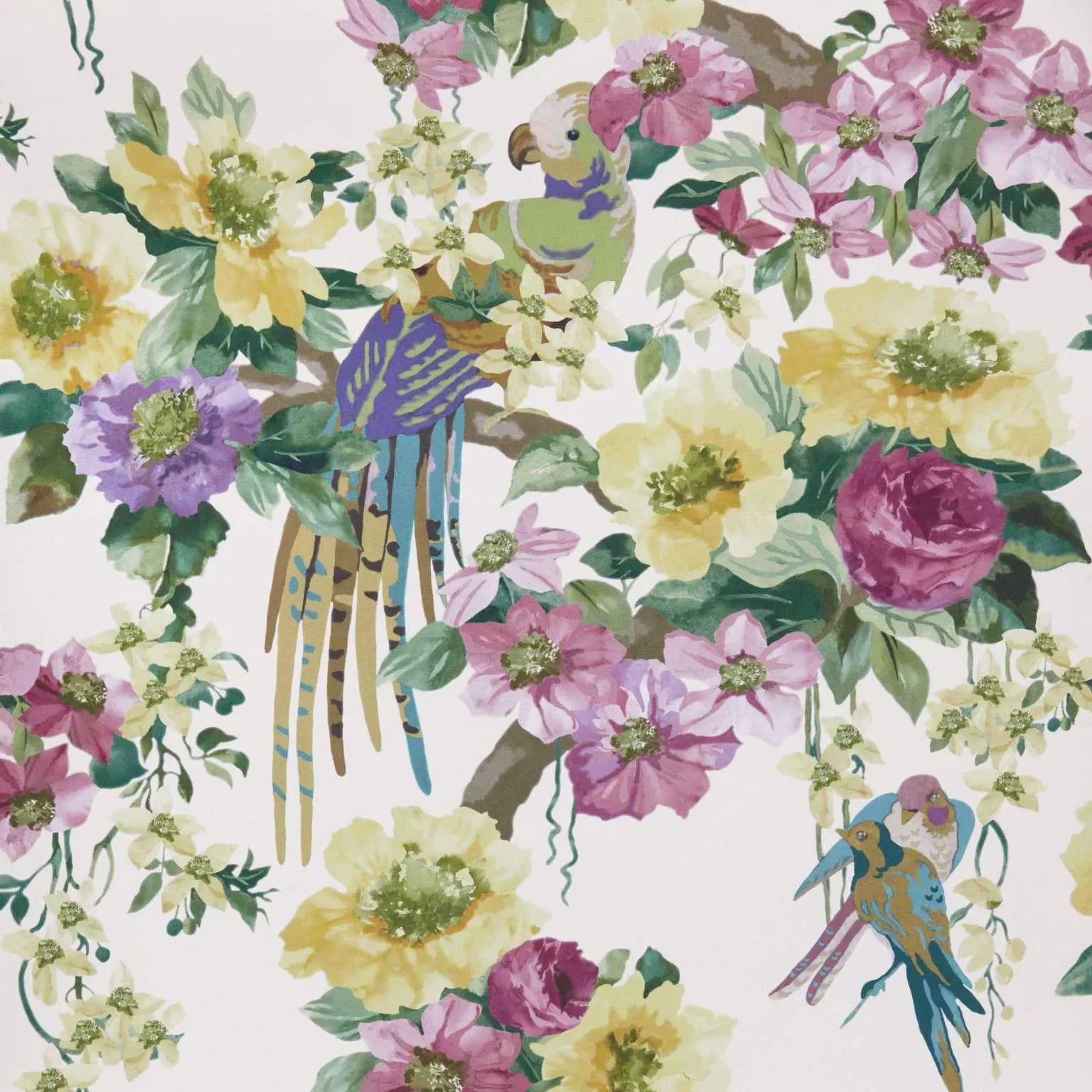 Floral Serenade Wallpaper by 1838 V&A Decorative Papers Collection II