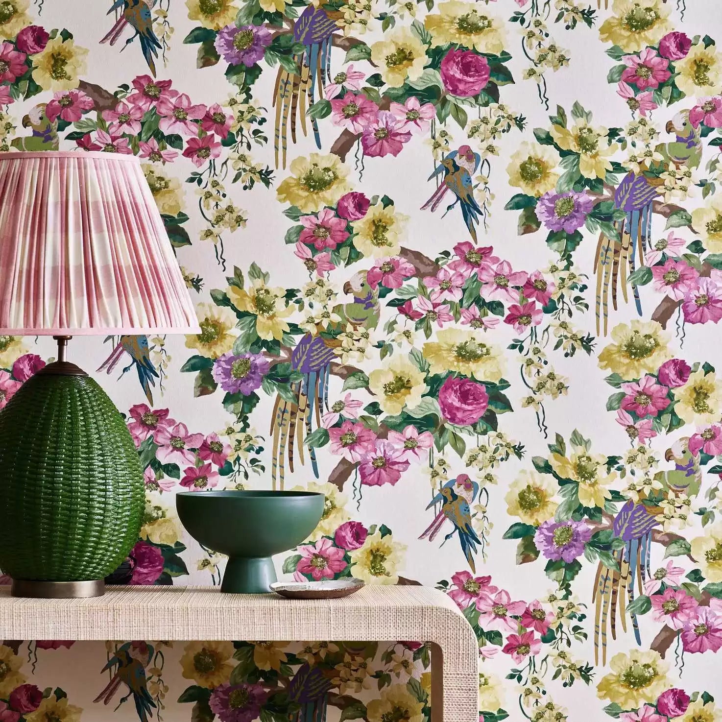 Floral Serenade Wallpaper by 1838 V&A Decorative Papers Collection II