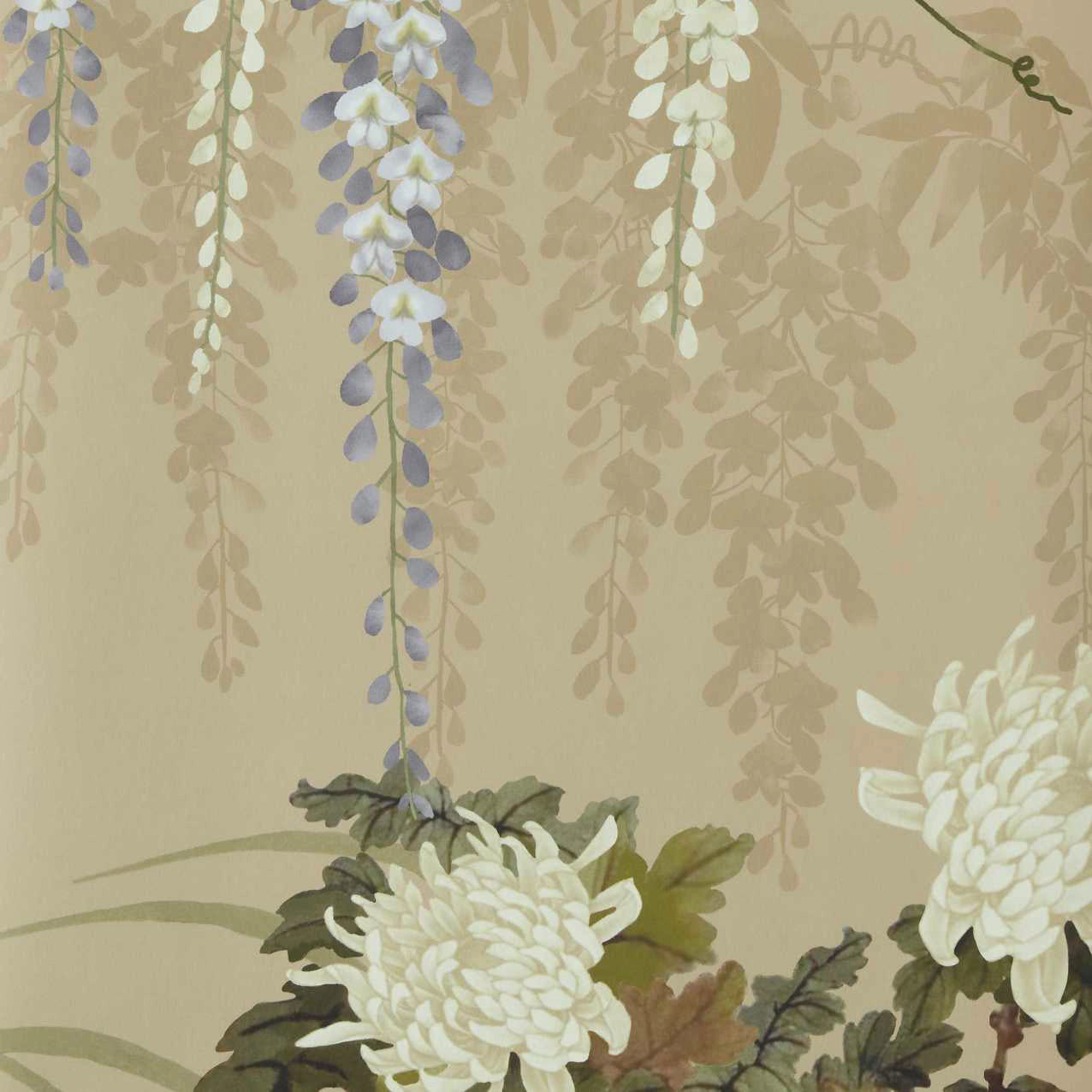 Wisteria Bloom Mural V&A and 1838 Collaboration