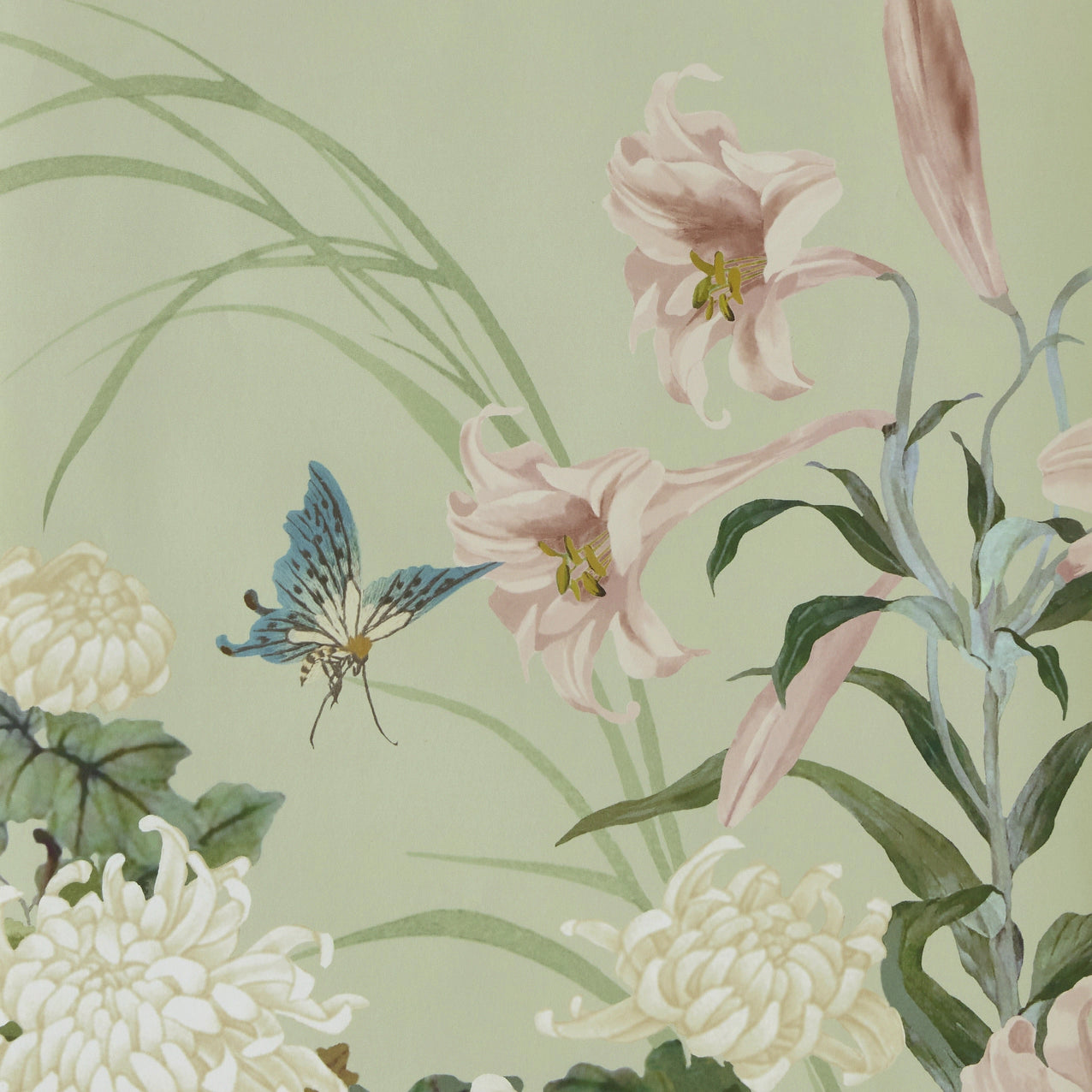 Wisteria Bloom Mural V&A and 1838 Collaboration