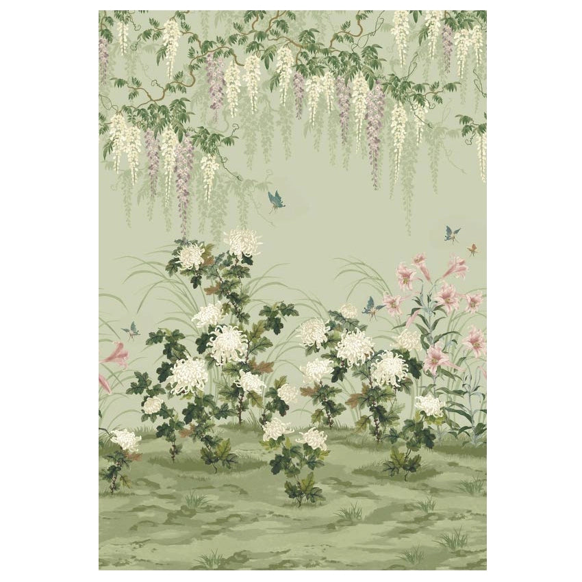 Wisteria Bloom Mural V&A and 1838 Collaboration