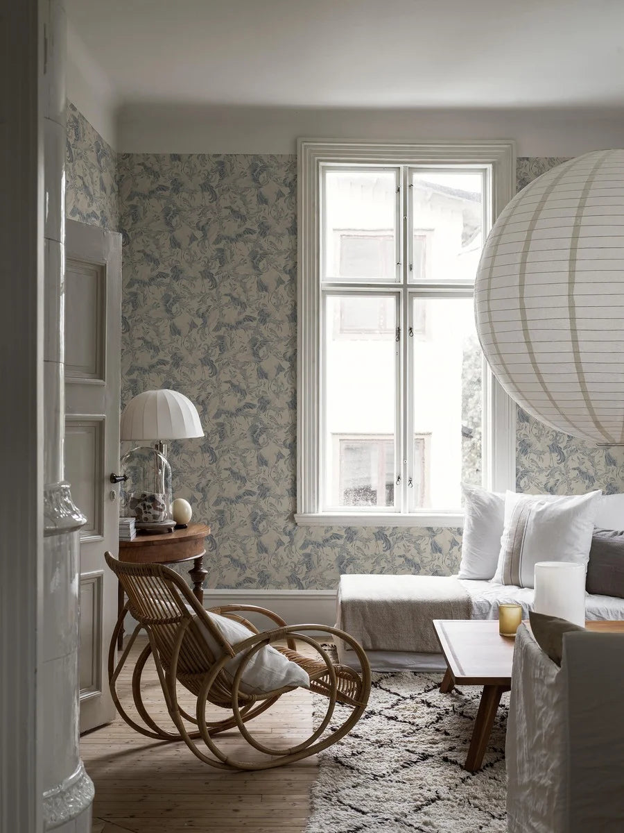 Dancing Crane Wallpaper by Boråstapeter