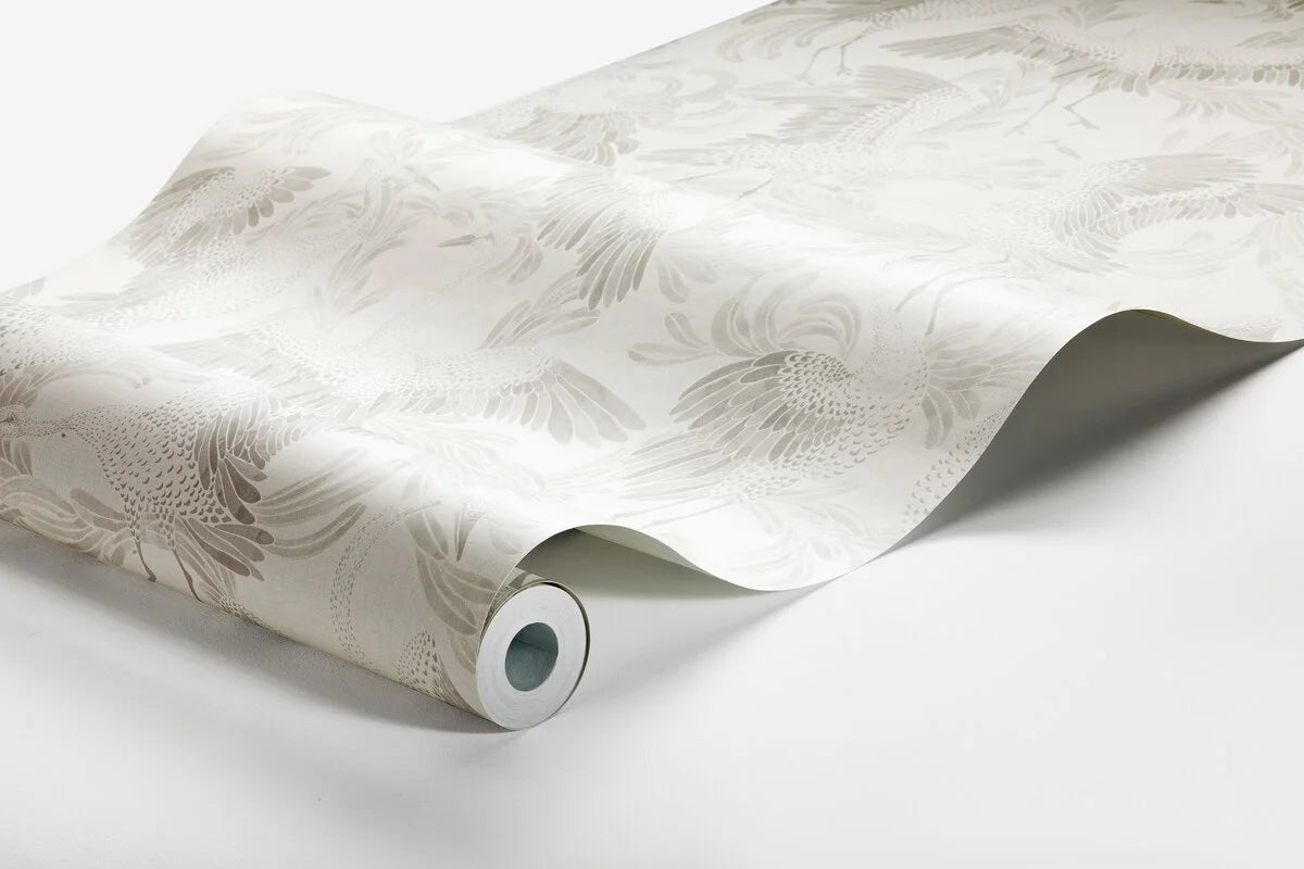 Dancing Crane Wallpaper by Boråstapeter