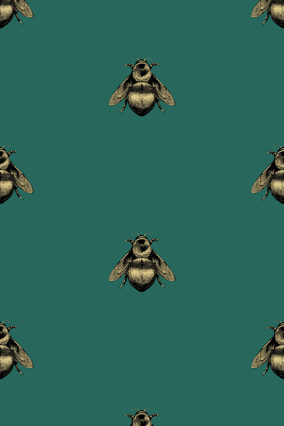 Napoleon Bee Wallpaper by Timorous Beasties