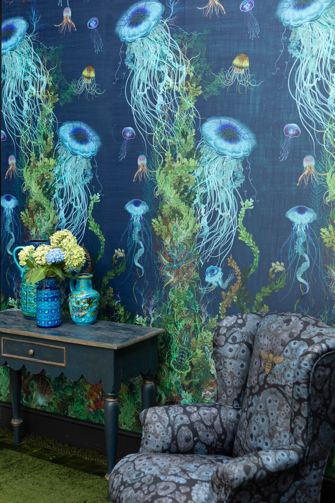 Jellyfish Wallpaper Panel by Timorous Beasties