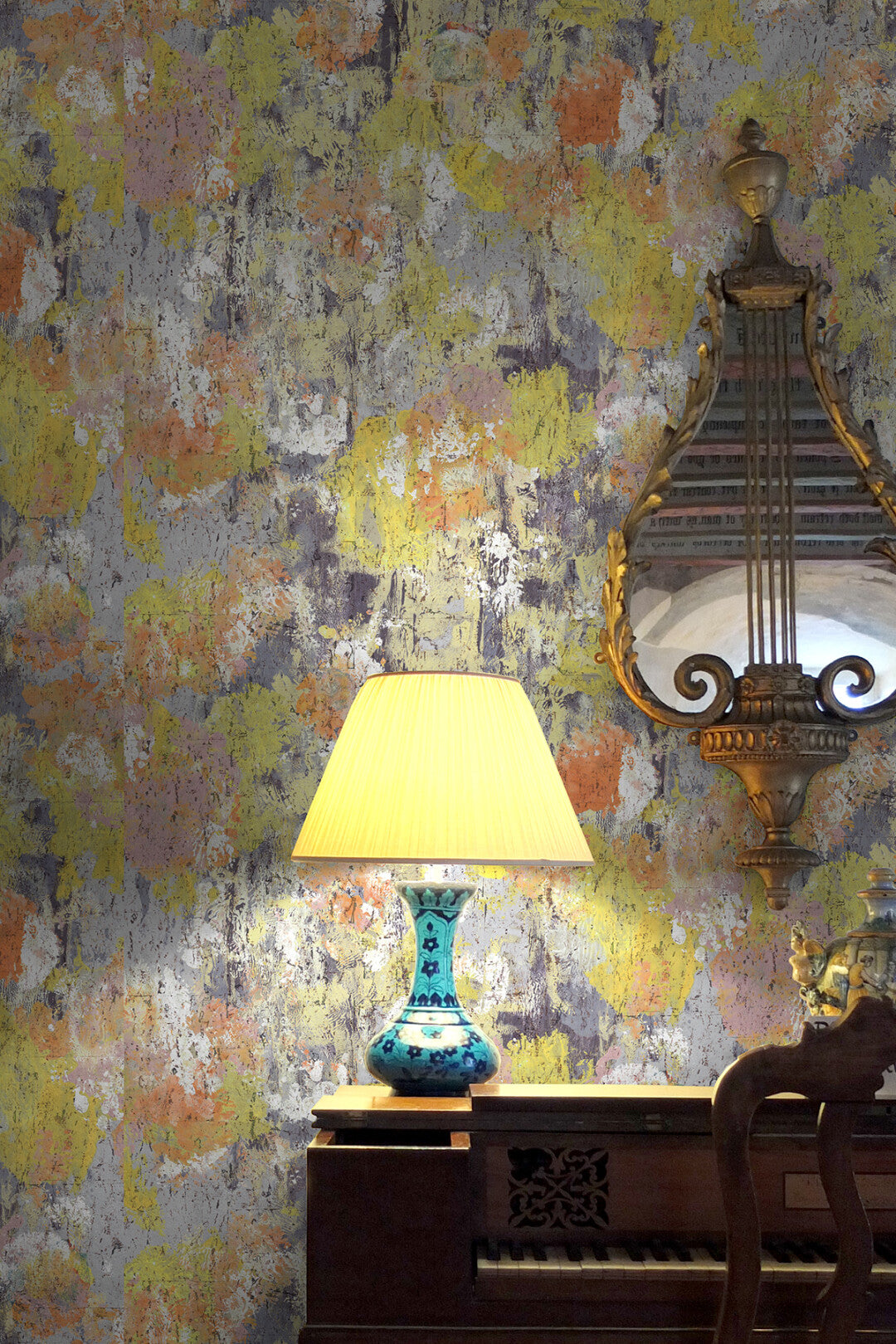 Hodge Splodge Cork Wallpaper by Timorous Beasties