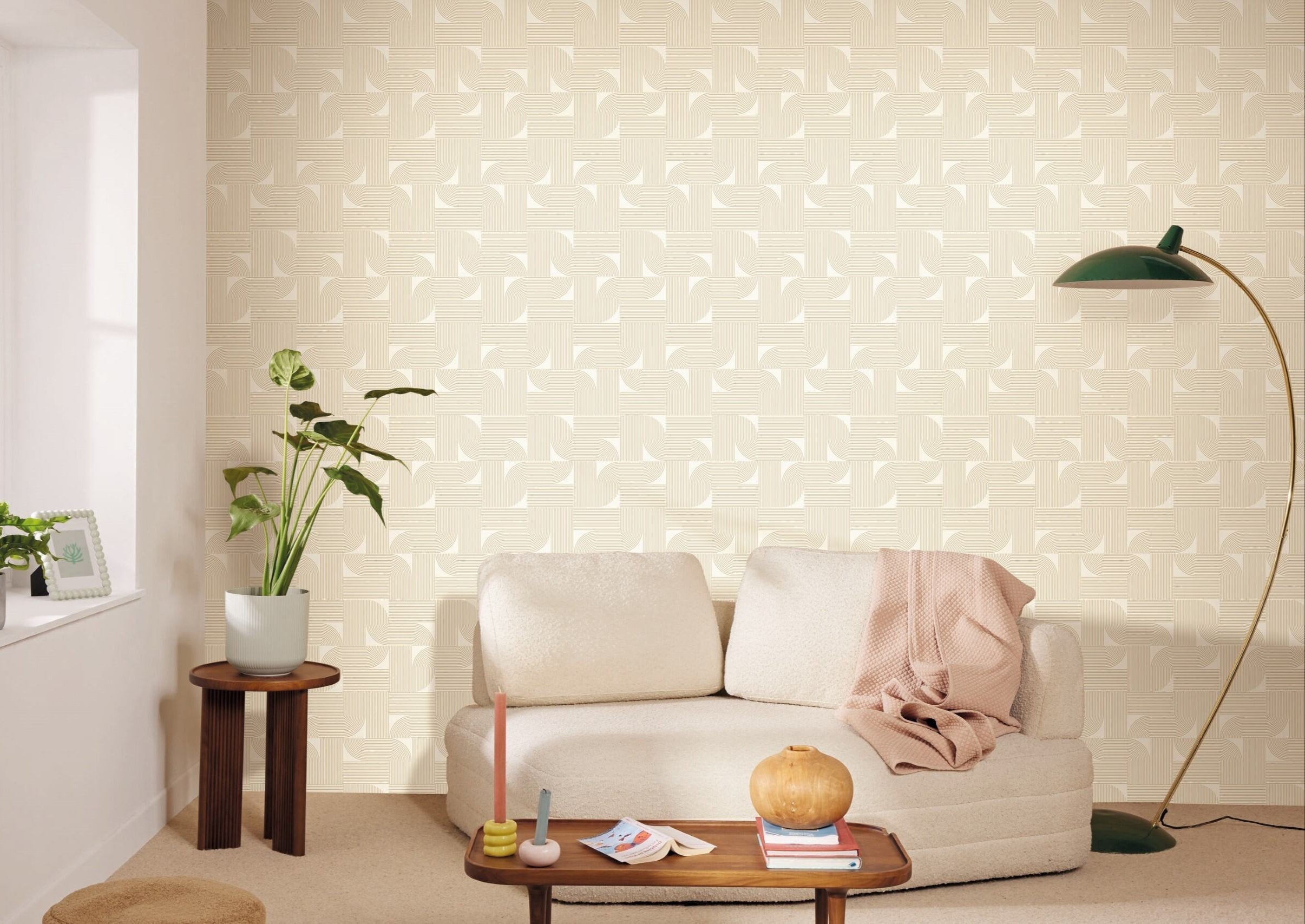 Softness Geometric Wallpaper