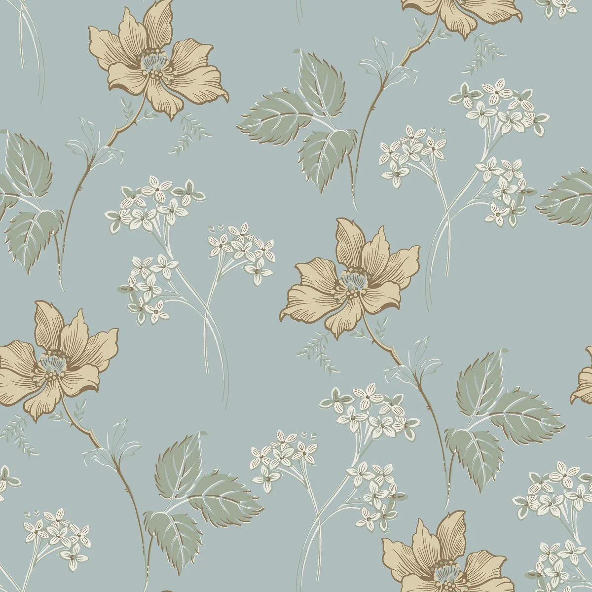 Valborg Wallpaper by BoråsTapeter