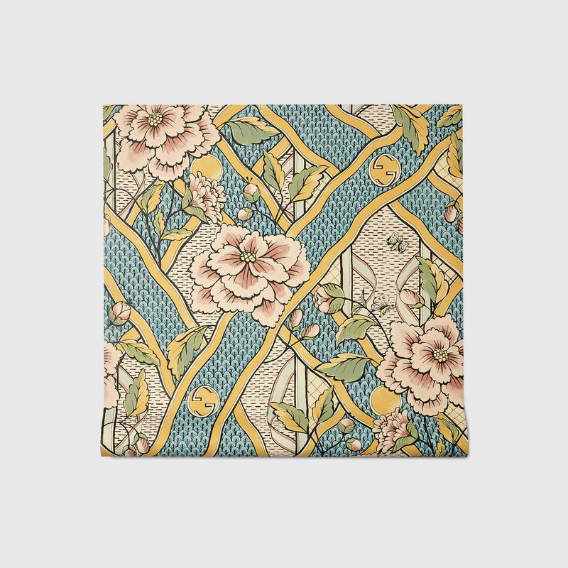 Floral Print Wallpaper by Gucci
