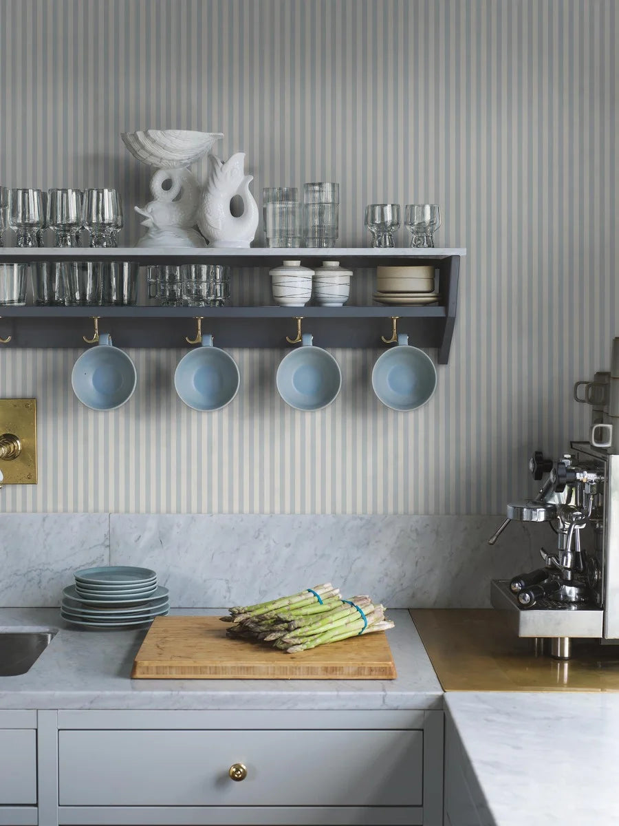 Mölle Stripe Wallpaper by BoråsTapeter